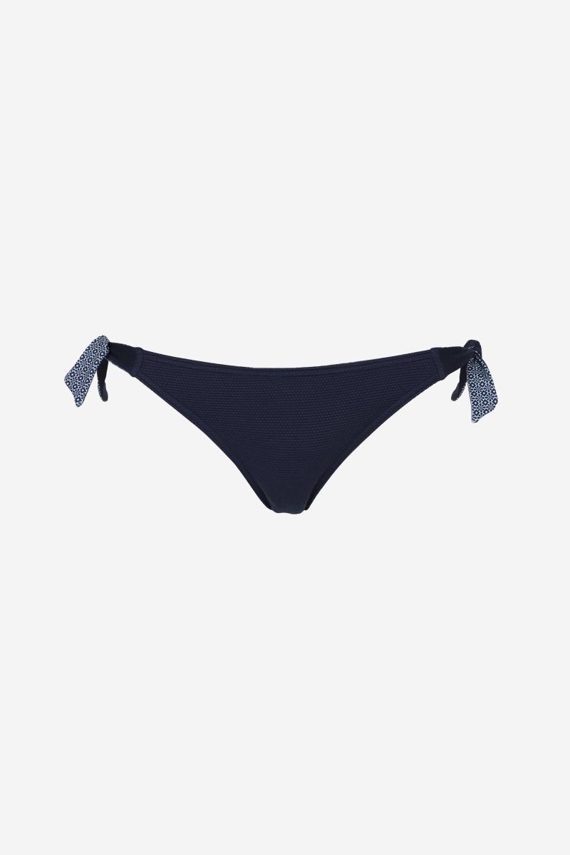 Gilis Culotte De Maillot De Bain Bali - Navy Azulejos Deux-pièces Foulard