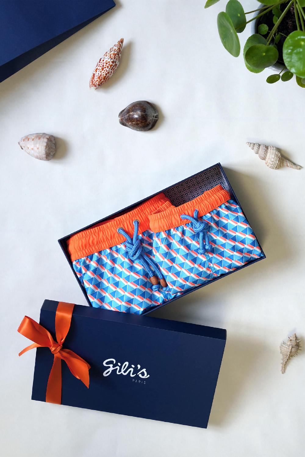 gilis Le pack de shorts de bain papa / garçon - Huka