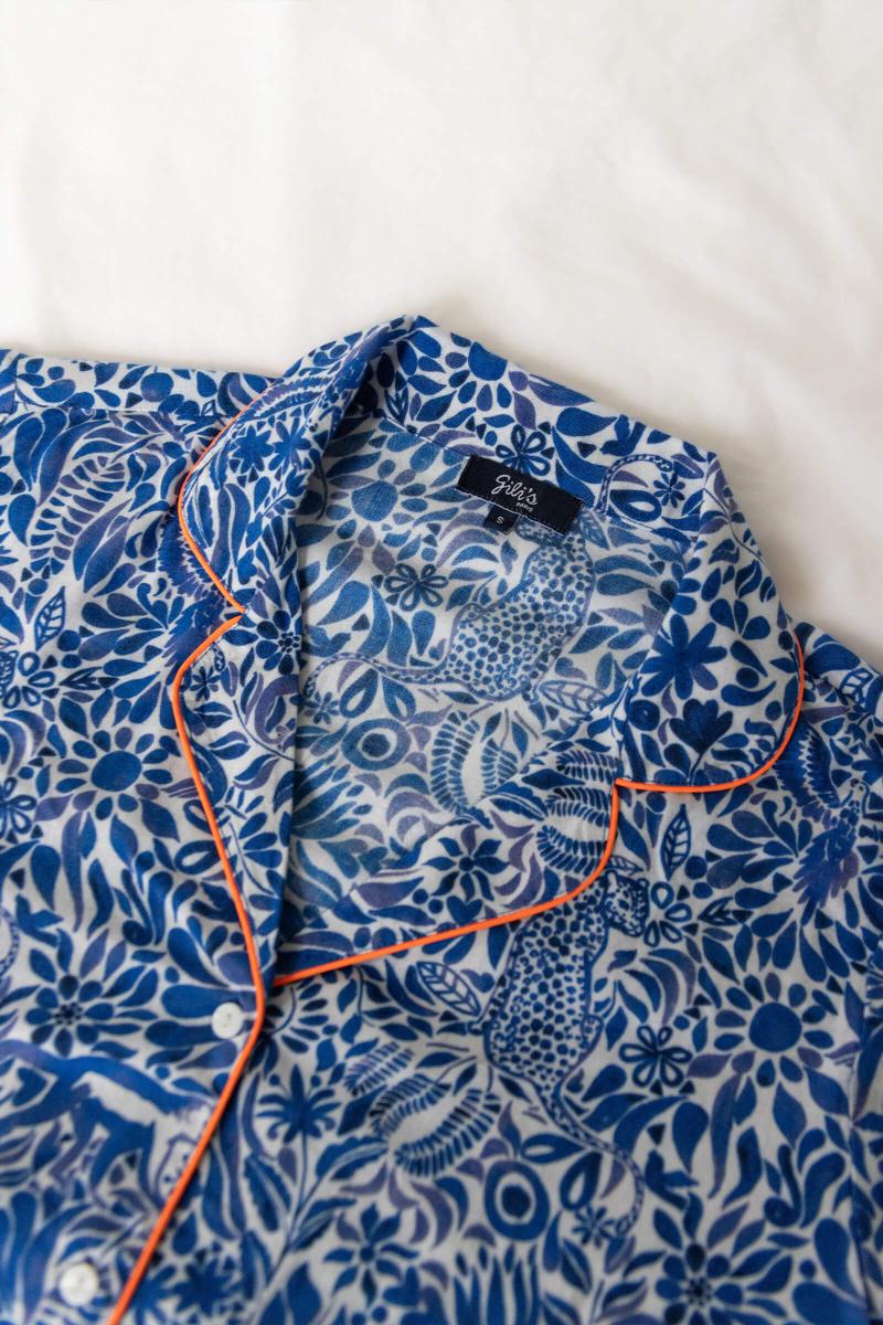 Gilis Pyjama Amazonico 100% Viscose Douce Et Légère