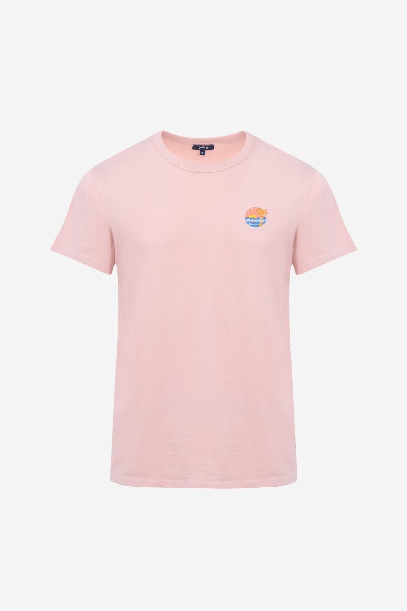 Gilis T-shirt Col Rond IAORANA - Rose Col Rond