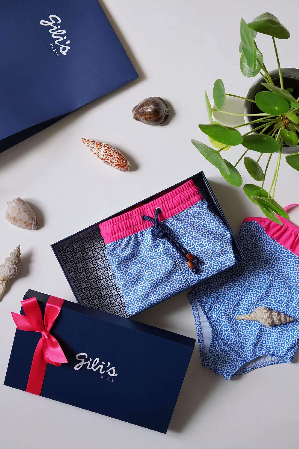 gilis Le pack de maillots de bain papa / fille - Blue Sintra