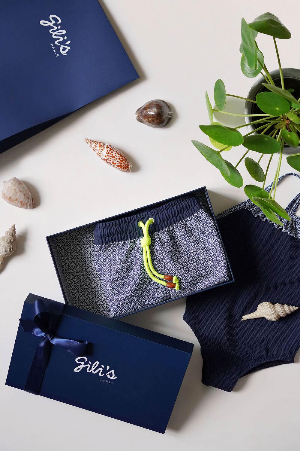 gilis Le pack de maillots de bain papa / fille - Navy Azulejos