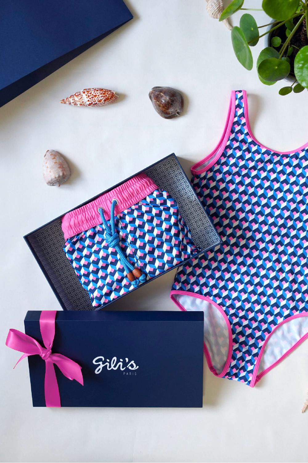 gilis Le pack de maillots de bain papa / fille - Sweet Rubik
