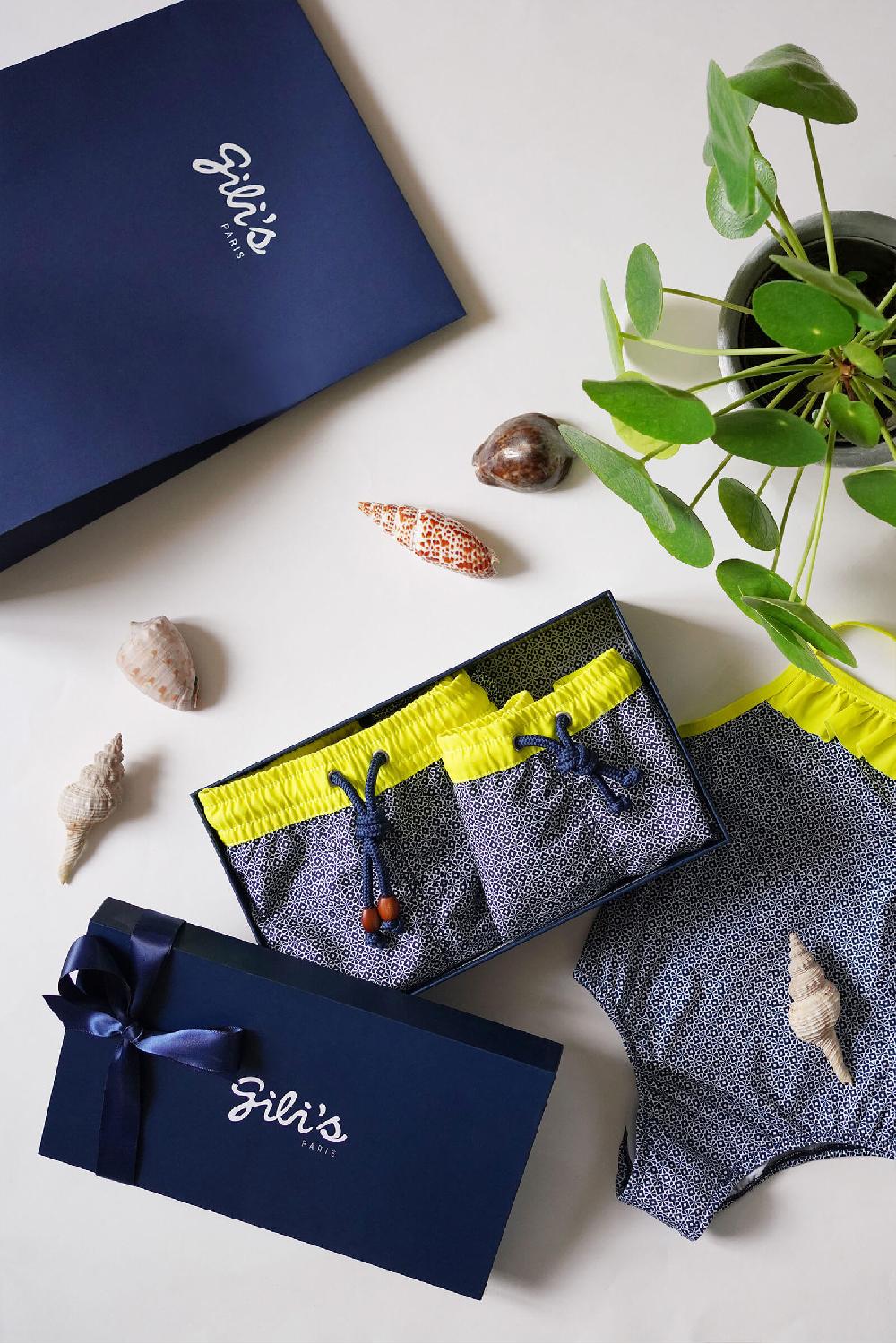 gilis Le pack de maillots de bain papa / garçon & fille - Sunny Azulejos