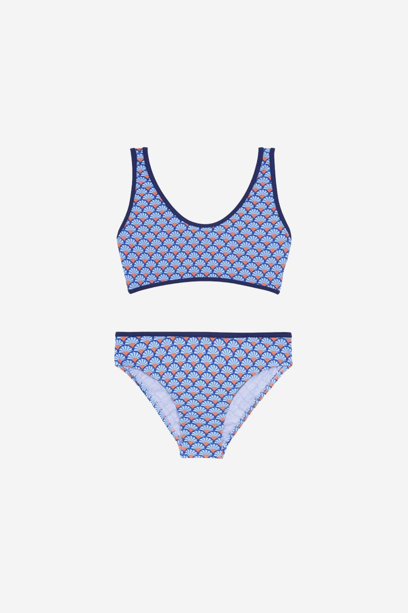 Gilis Maillot De Bain Deux Pièces Natuna - Blue Sensu Brassière Et Culotte Pour Petite Fille