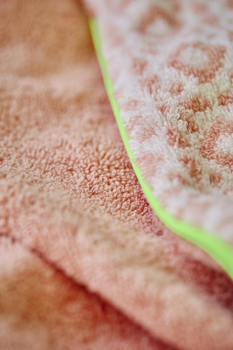 Gilis Peignoir En Coton Bouclette - Col Azulejos En Coton Extra Moelleux