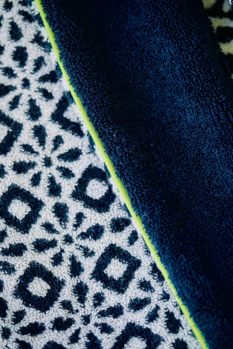 Gilis Peignoir En Coton Bouclette - Full Azulejos En Coton Extra Moelleux