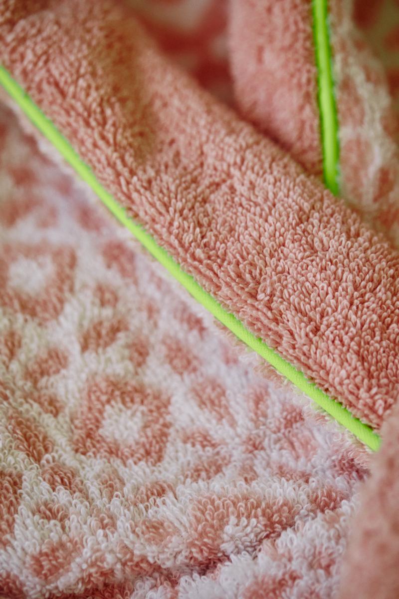 Gilis Peignoir En Coton Bouclette - Full Azulejos En Coton Extra Moelleux