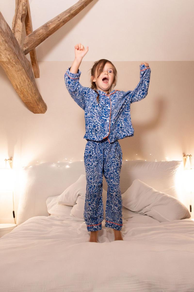 Gilis Pyjama Enfant - Amazonico 100% Viscose Douce Et Légère