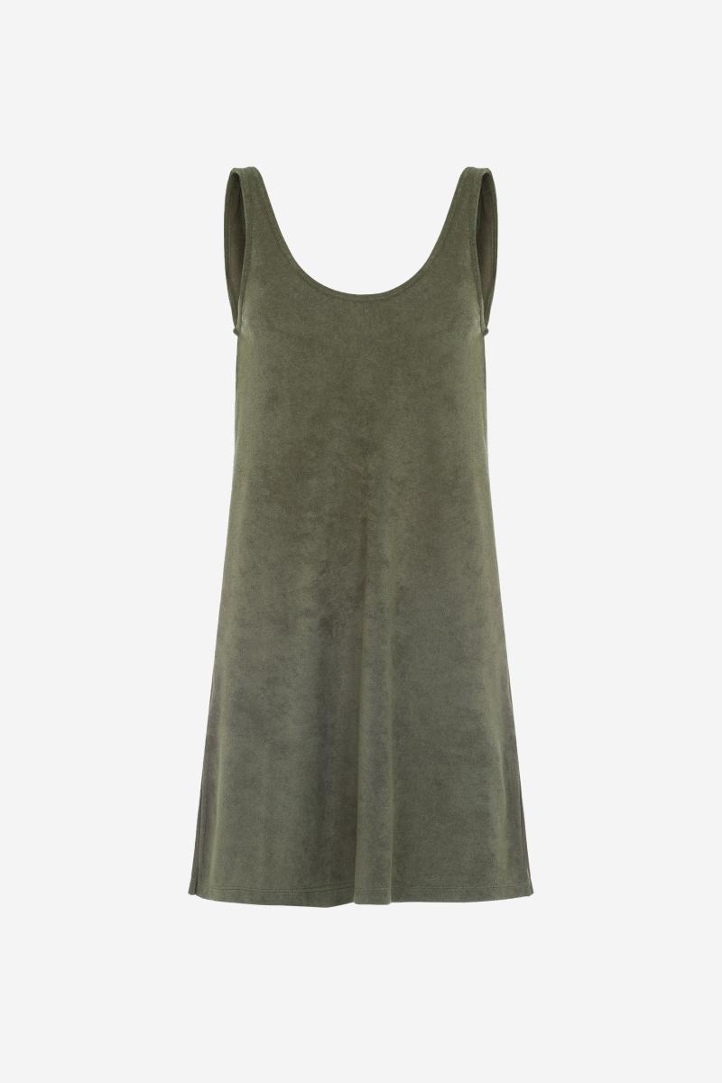 Gilis Robe Kaki En éponge En Coton Doux Et Absorbant Certifié OEKO-TEX