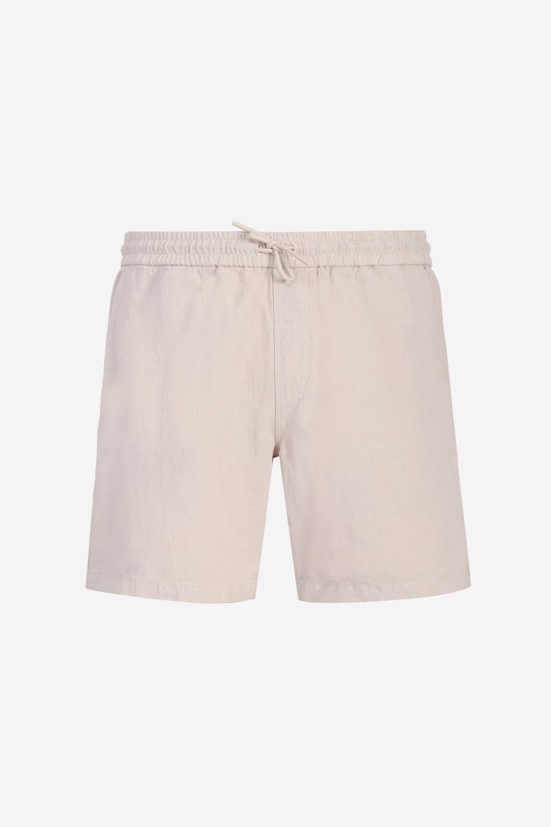 Gilis Short Beige En Coton Et Lin 80% Coton Et 20% Lin