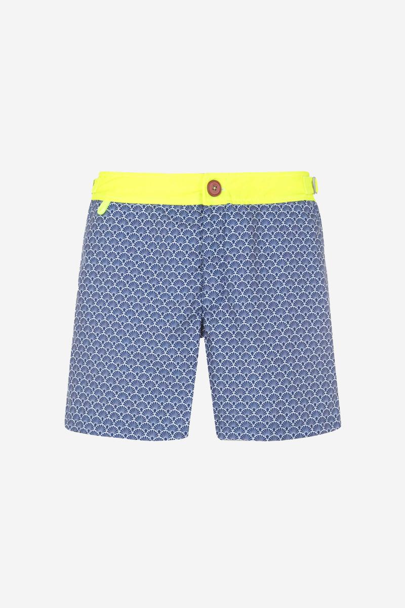 Gilis Short De Bain Air - Nagoya L' élégant à Ceinture Plate Boutonnée