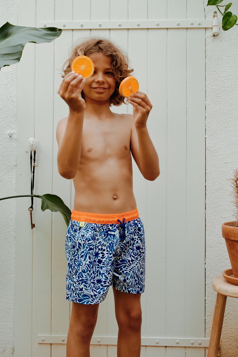 Gilis Short De Bain Meno - Amazonico Ceinture élastiquée