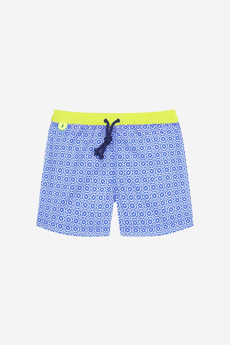 Gilis Short De Bain Meno - Sunny Sintra Ceinture élastiquée