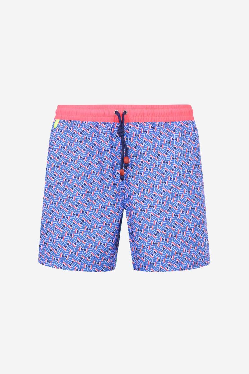 gilis Short de bain Trawangan - Blue Cali L' iconique à ceinture élastique