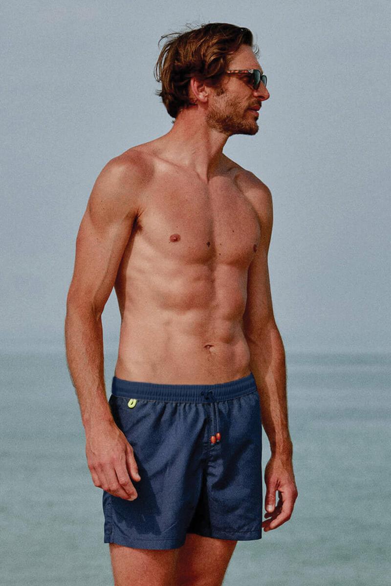 gilis Short de bain Trawangan - Deep Navy L' iconique à ceinture élastique