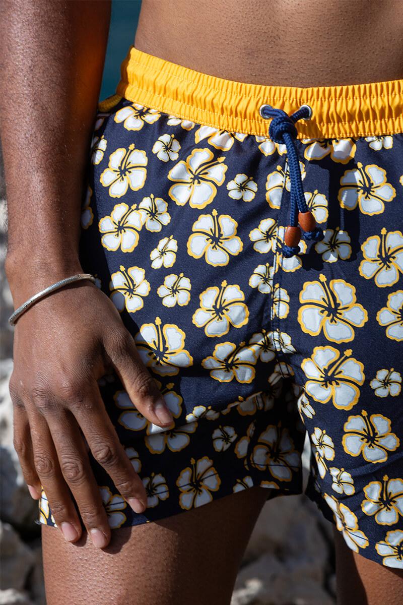 gilis Short de bain Trawangan - Huahine L' iconique à ceinture élastique