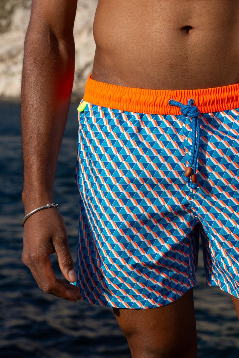 Gilis Short De Bain Trawangan - Huka L' Iconique à Ceinture élastique