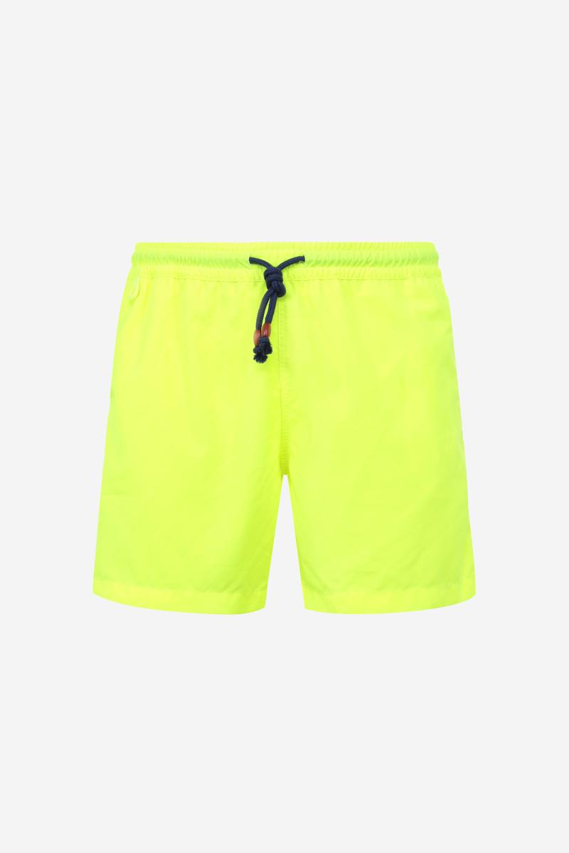 Gilis Short De Bain Trawangan - Jaune Fluo L' Iconique à Ceinture élastique
