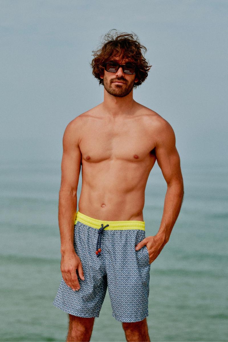 gilis Short de bain Trawangan + long - Nagoya L'iconique à ceinture élastique dans sa version longue