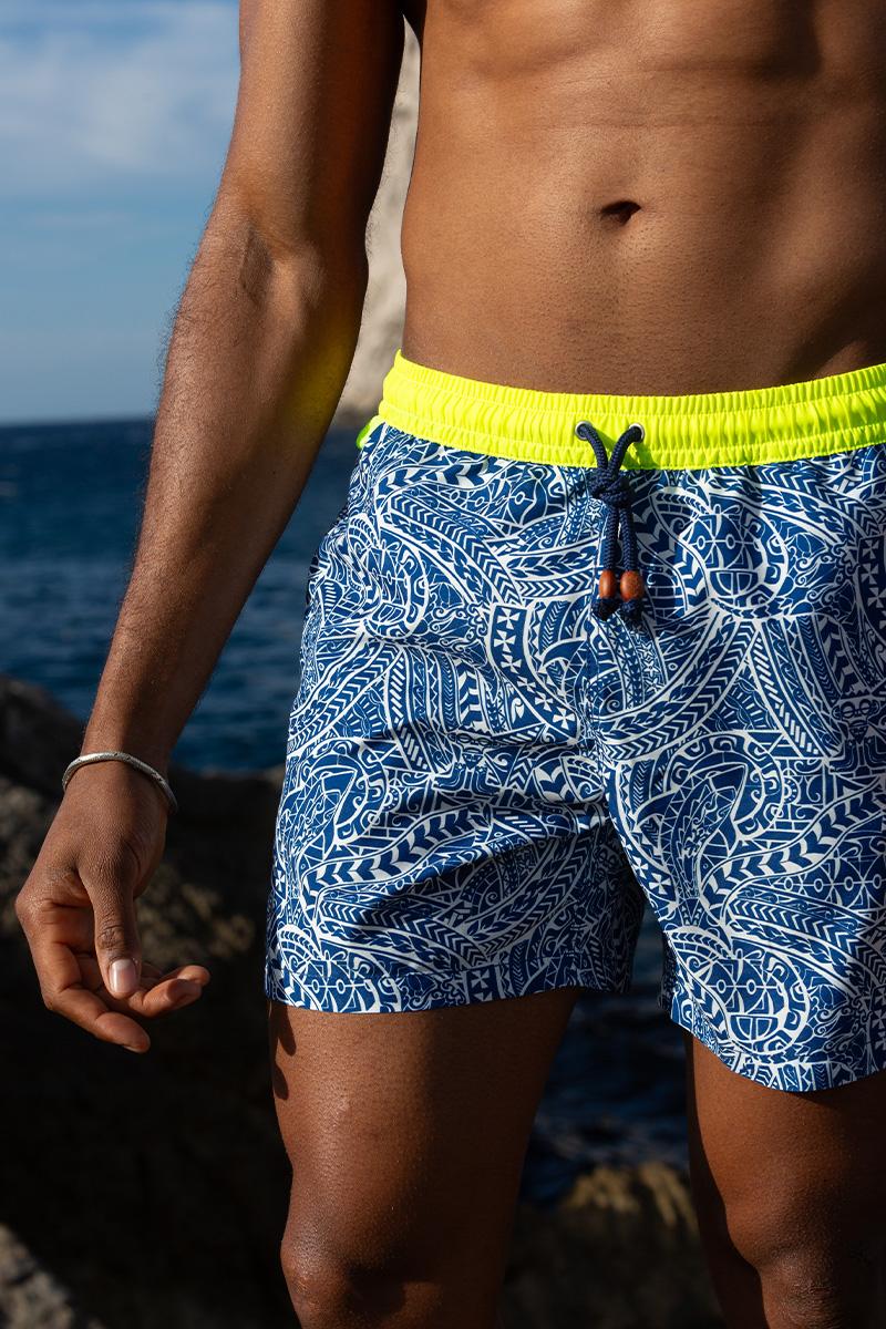 gilis Short de bain Trawangan - Marquises L' iconique à ceinture élastique