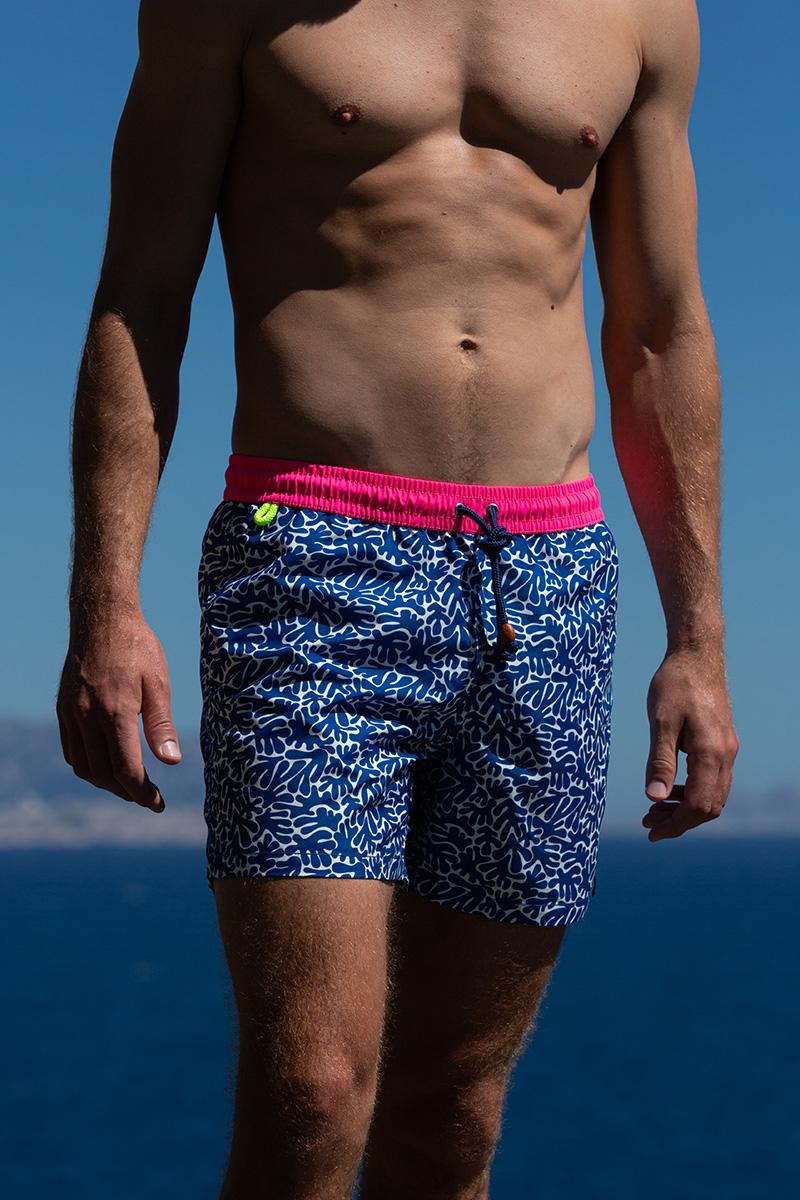 Gilis Short De Bain Trawangan - Navy Maupiti L' Iconique à Ceinture élastique