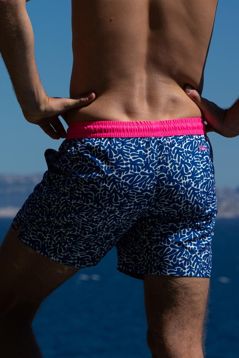 Gilis Short De Bain Trawangan - Navy Maupiti L' Iconique à Ceinture élastique