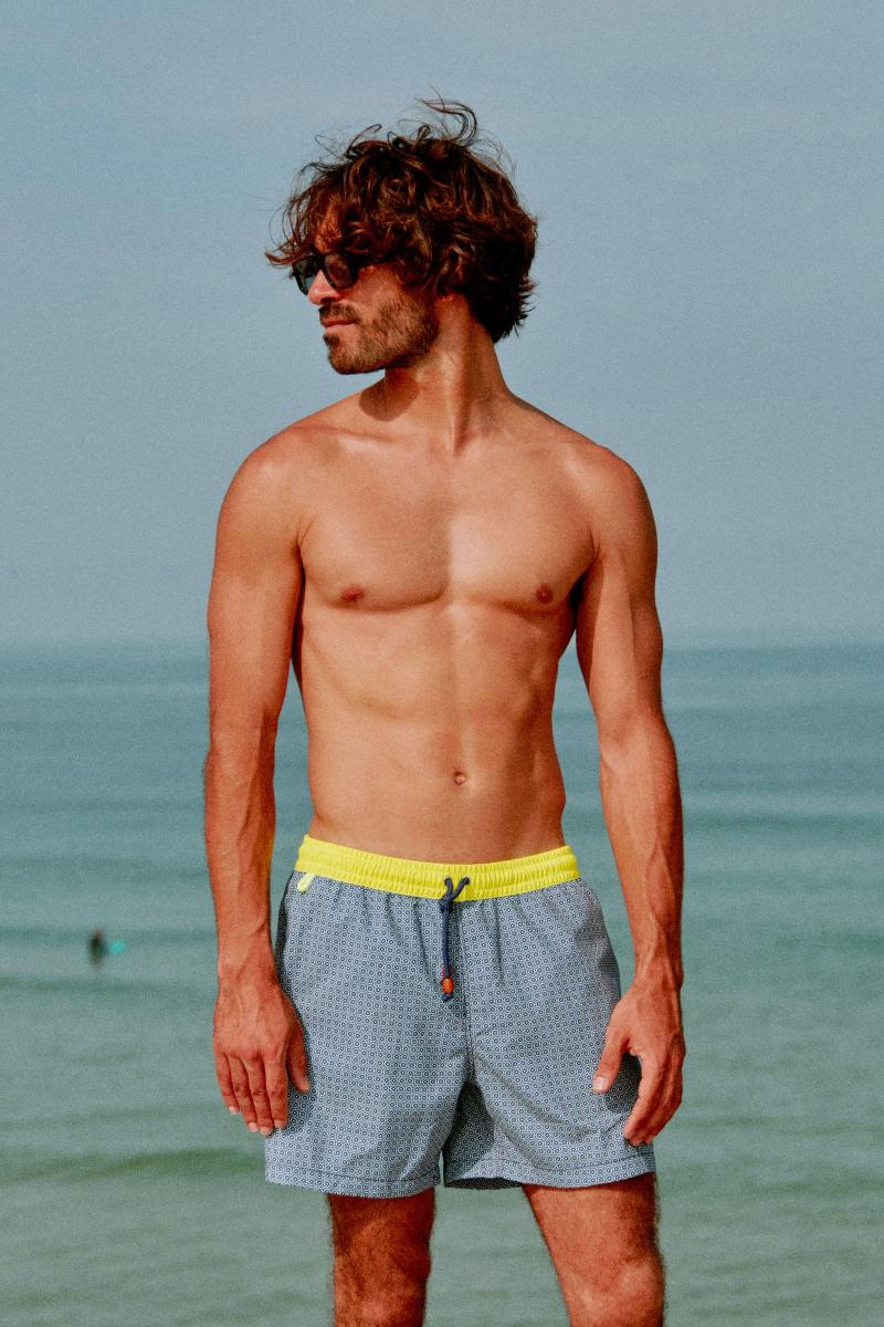 gilis Short de bain Trawangan - Sunny Azulejos L' iconique à ceinture élastique