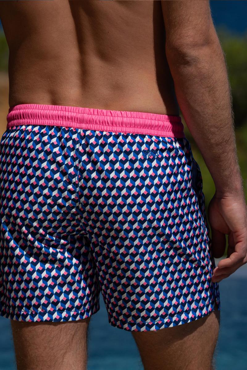Gilis Short De Bain Trawangan - Sweet Rubik L' Iconique à Ceinture élastique