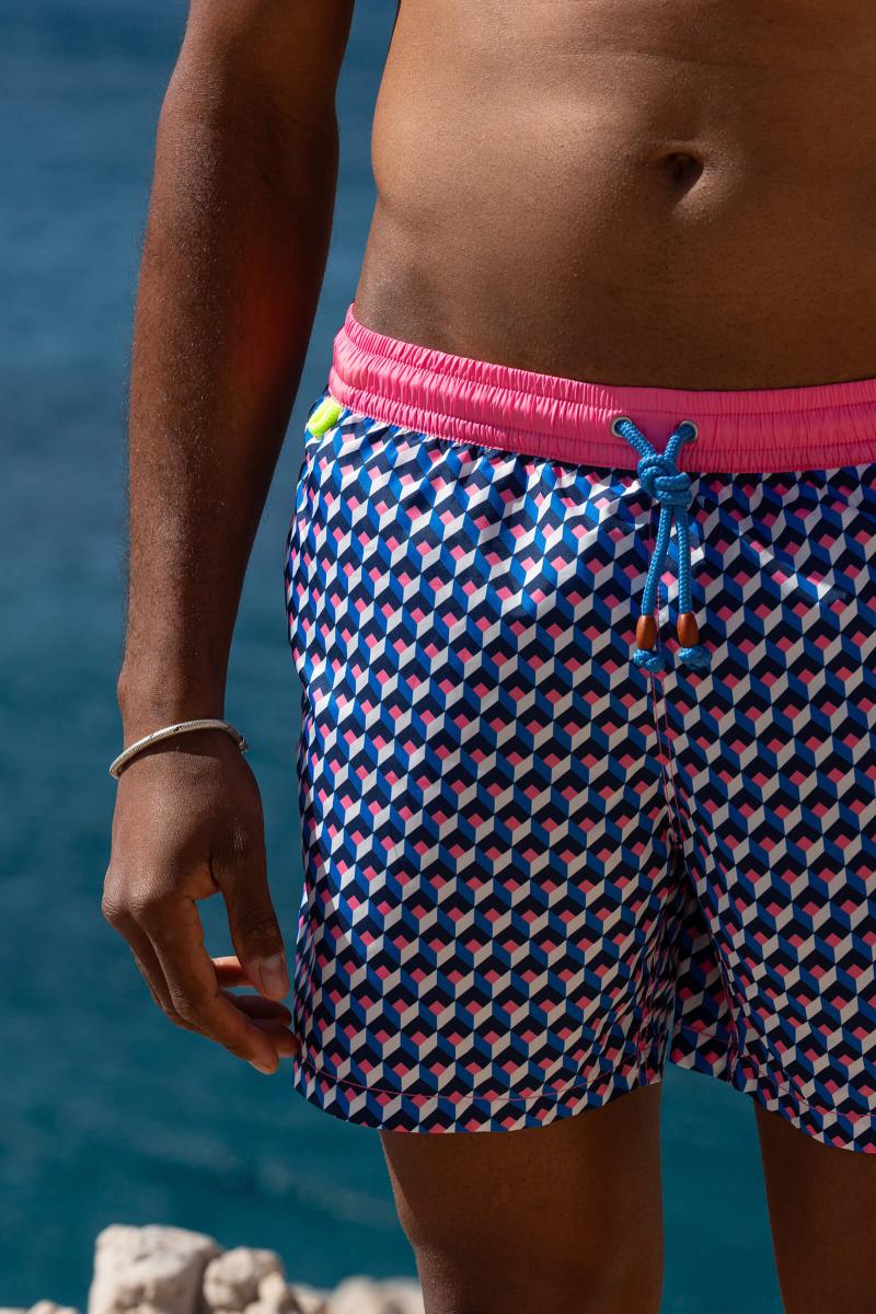 gilis Short de bain Trawangan - Sweet Rubik L' iconique à ceinture élastique