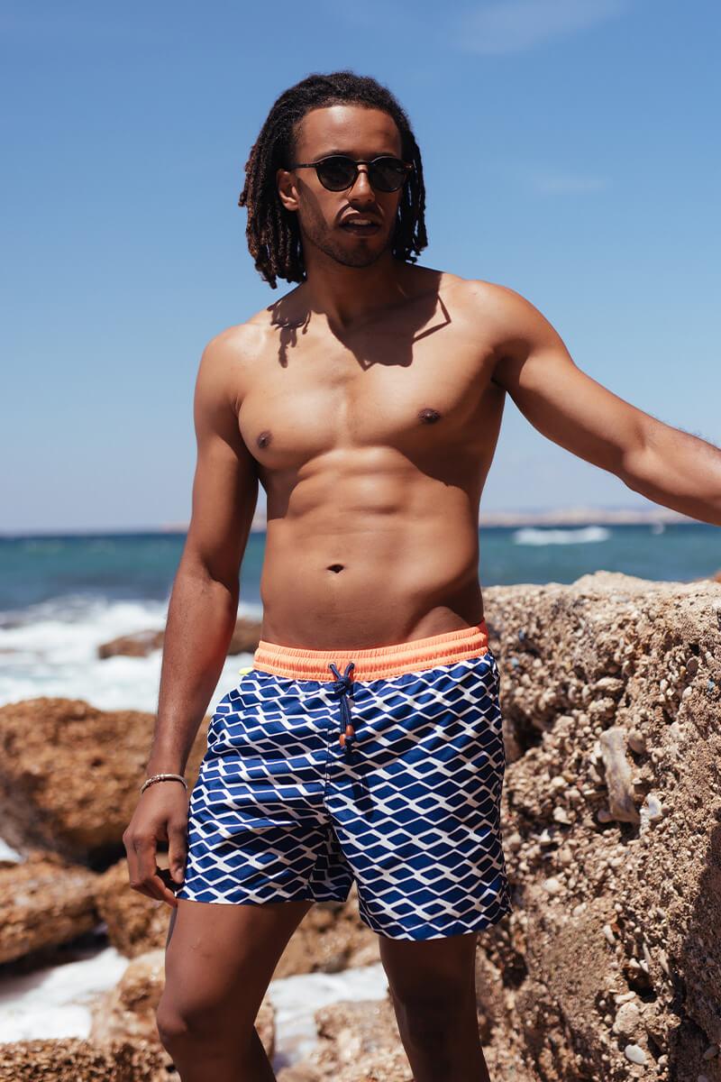 Gilis Short De Bain Trawangan - Teahupo'o L' Iconique à Ceinture élastique