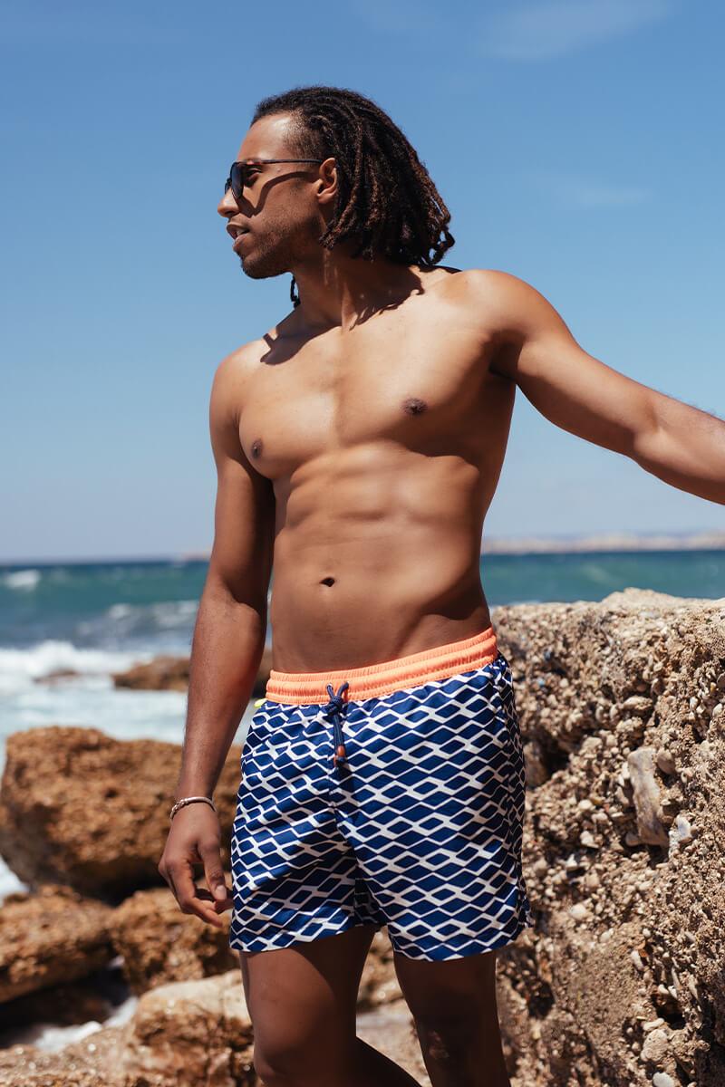 Gilis Short De Bain Trawangan - Teahupo'o L' Iconique à Ceinture élastique