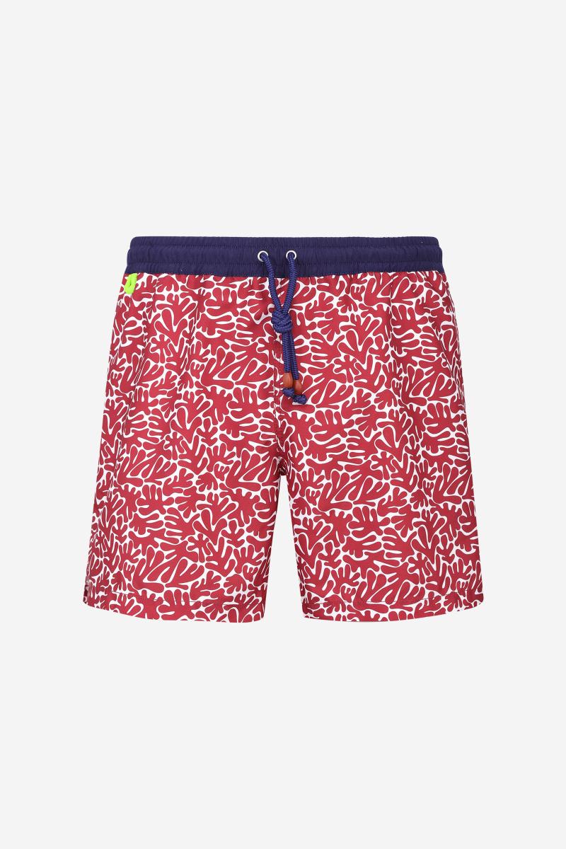 Gilis Short De Bain Trawangan - Terracotta Maupiti L' Iconique à Ceinture élastique