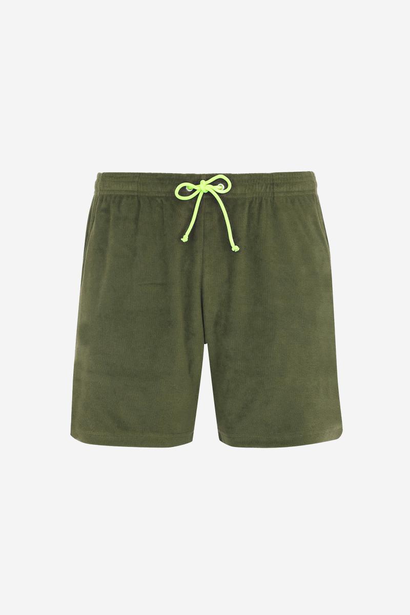 Gilis Short Kaki En éponge En Coton Doux Et Absorbant Certifié OEKO-TEX