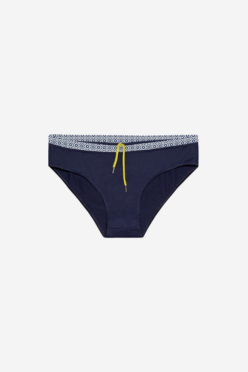 Gilis Slip De Bain Iceberg - Navy Azulejos Slip De Bain Homme