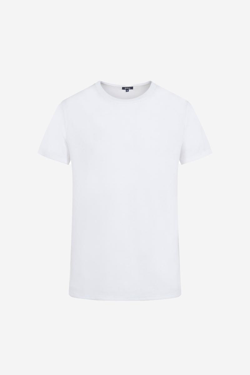 Gilis T-shirt Blanc En éponge En Coton Doux Et Absorbant Certifié OEKO-TEX