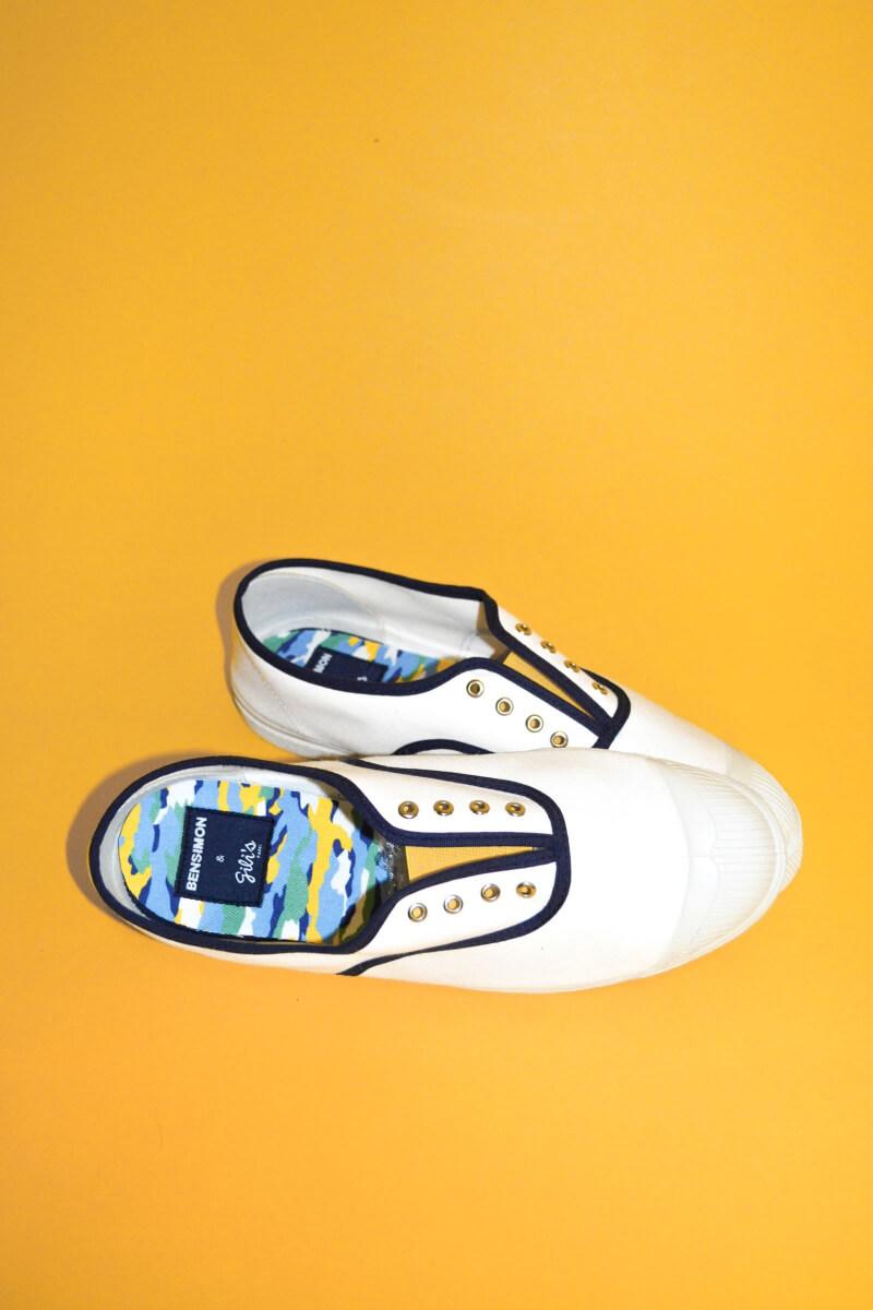 Gilis Tennis Camouflage GILI'S X BENSIMON - Homme Chaussures Pour homme