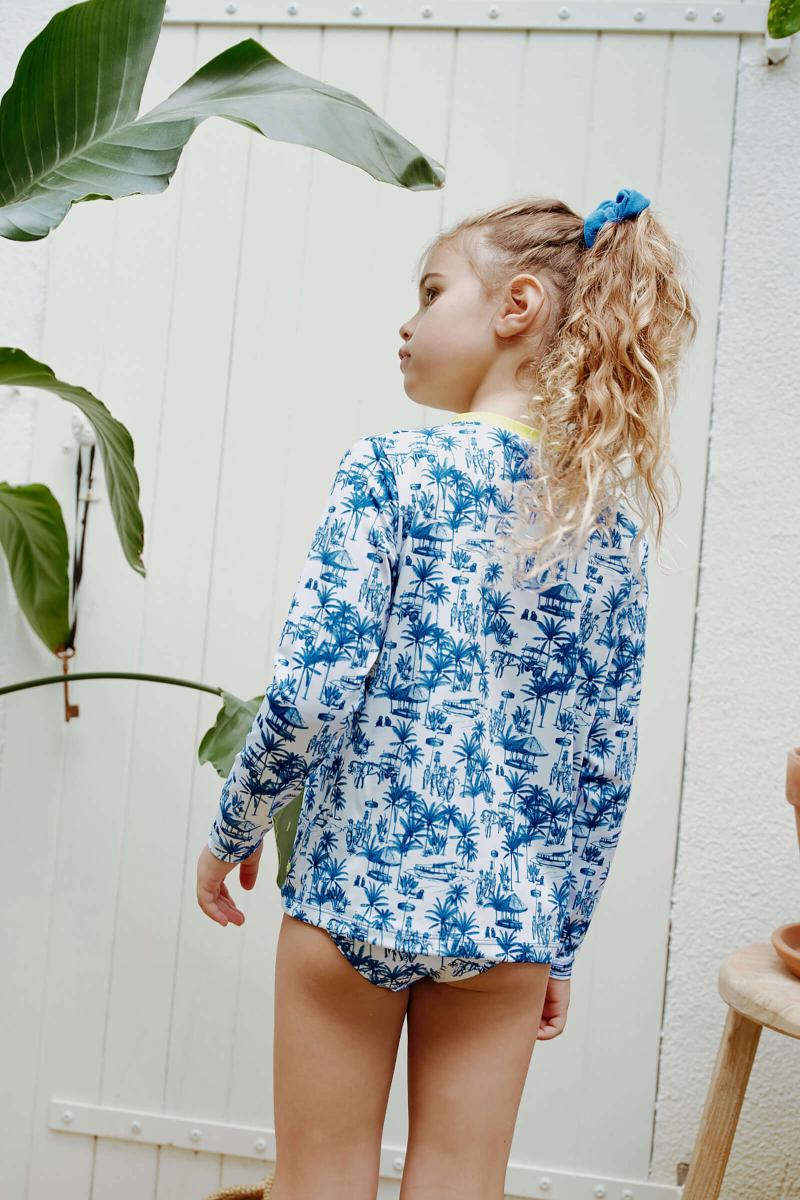 Gilis Top Anti-UV Fille - Toile Balinaise Protection anti-UV UPF50+