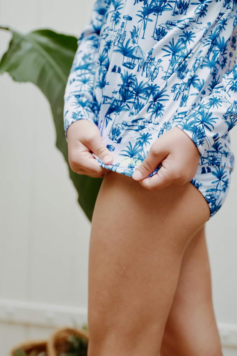 Gilis Top Anti-UV Fille - Toile Balinaise Protection anti-UV UPF50+