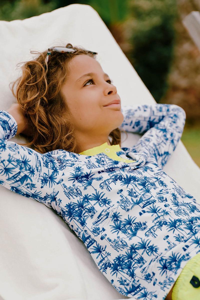 Gilis Top Anti-UV Garçon - Toile Balinaise Protection anti-UV UPF50+