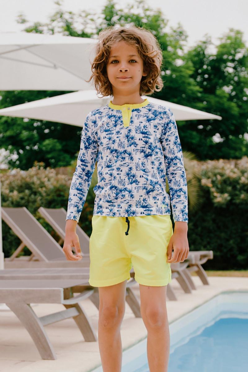 gilis Top Anti-UV Garçon - Toile Balinaise Protection anti-UV UPF50+