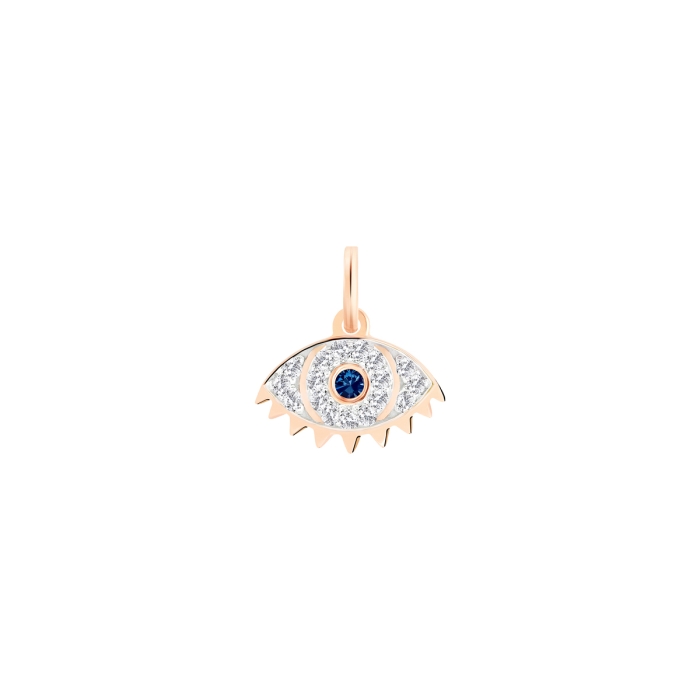 ginette ny ajna sapphire and diamond charm