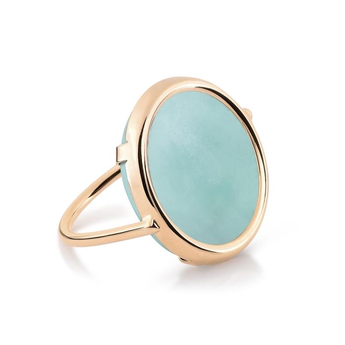 ginette ny amazonite disc ring
