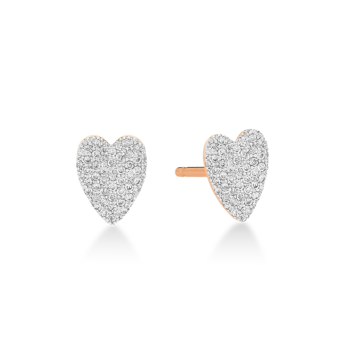 ginette ny angele diamond heart studs