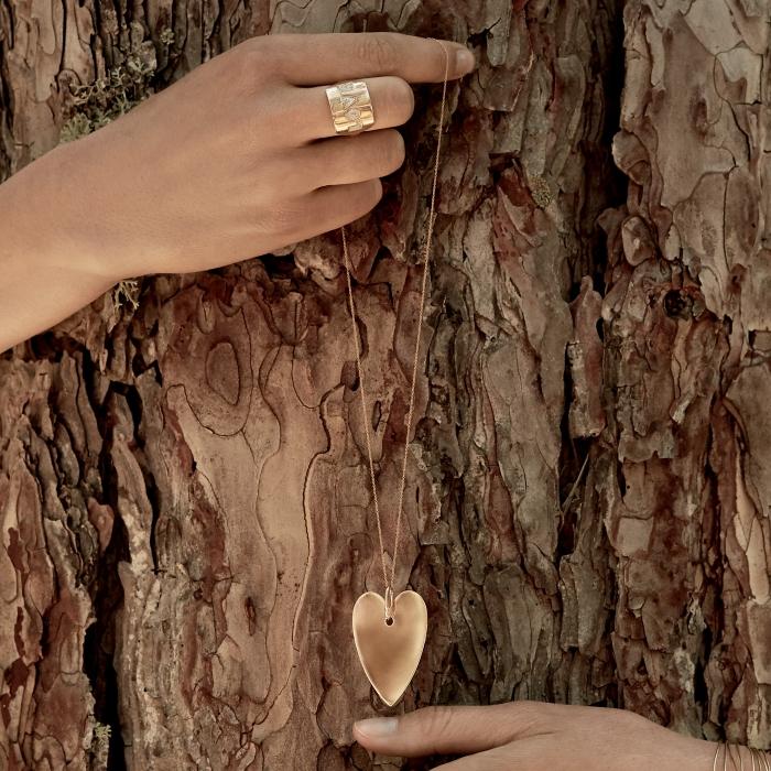 Ginette Ny Angèle Jumbo Heart On Chain