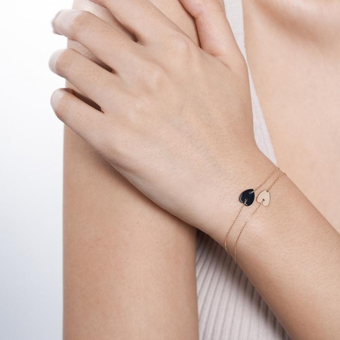 Ginette Ny Angèle Mini Heart Bracelet