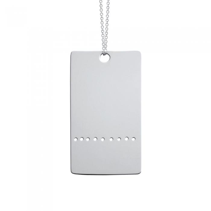 Ginette Ny Army Plate On Chain