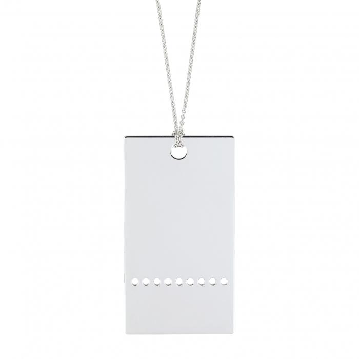 ginette ny army plate on chain