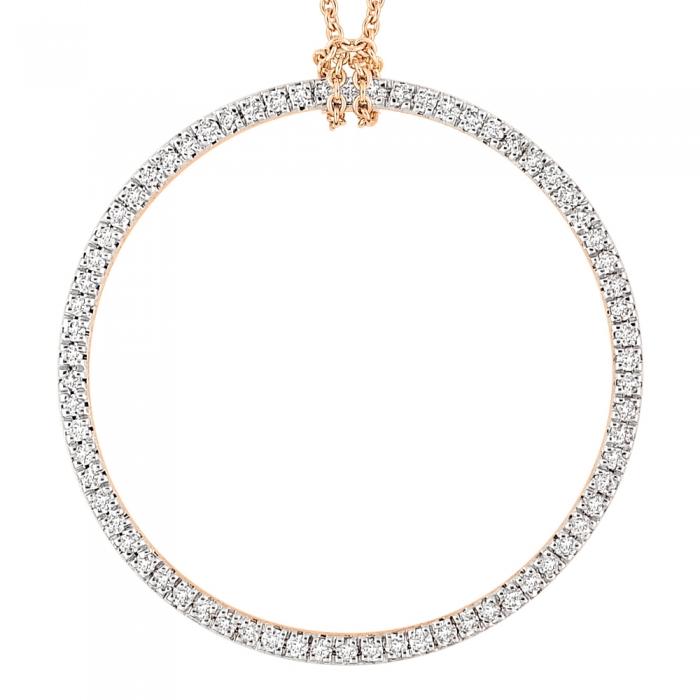 Ginette Ny Baby Diamond Circle On Chain