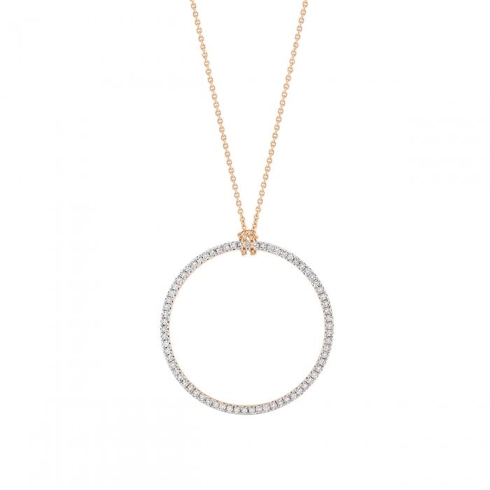 ginette ny baby diamond circle on chain
